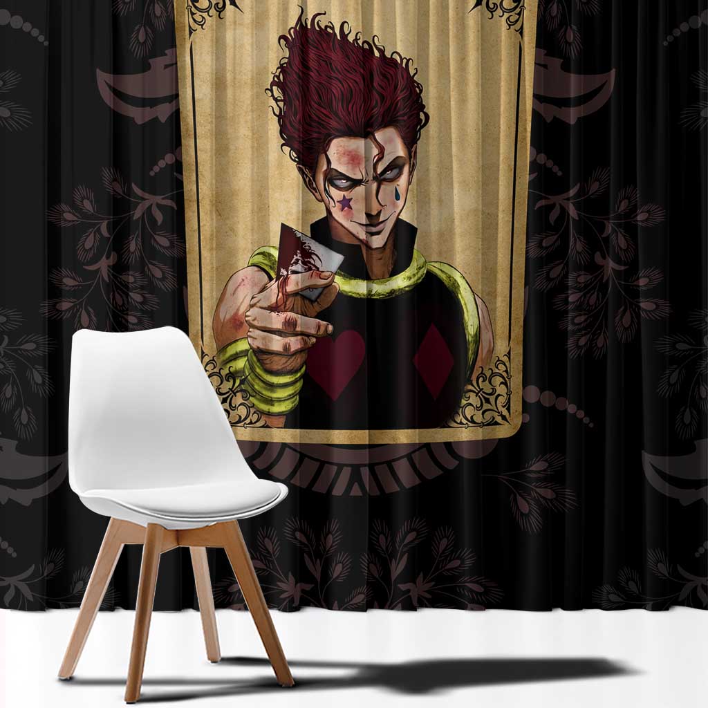 Hypnotic Eye Hisoka Hunter X Hunter Window Curtain Anime Style