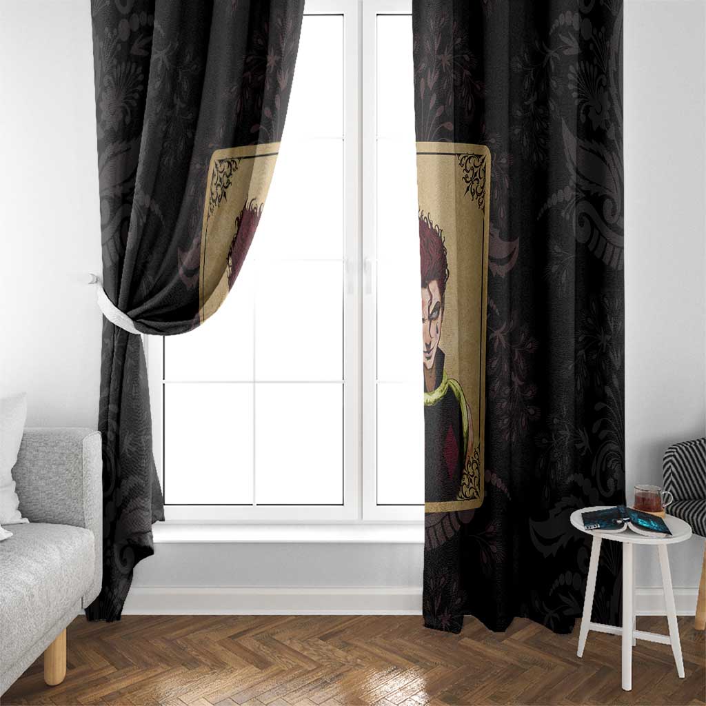 Hypnotic Eye Hisoka Hunter X Hunter Window Curtain Anime Style