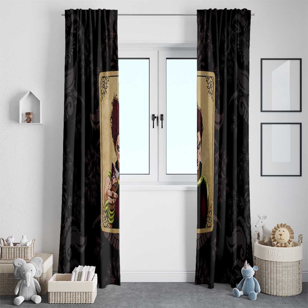 Hypnotic Eye Hisoka Hunter X Hunter Window Curtain Anime Style