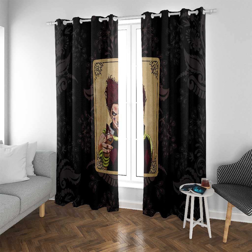 Hypnotic Eye Hisoka Hunter X Hunter Window Curtain Anime Style