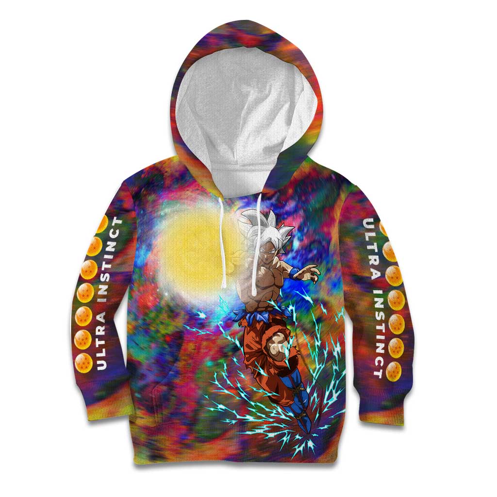 Trippy Ultra Instinct Goku Dragon Ball Z Kid Hoodie Anime Style