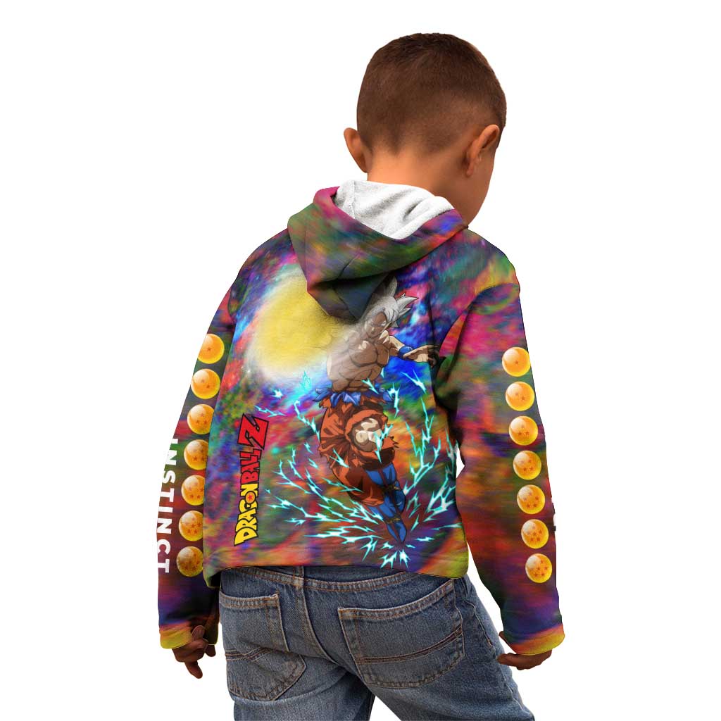 Trippy Ultra Instinct Goku Dragon Ball Z Kid Hoodie Anime Style