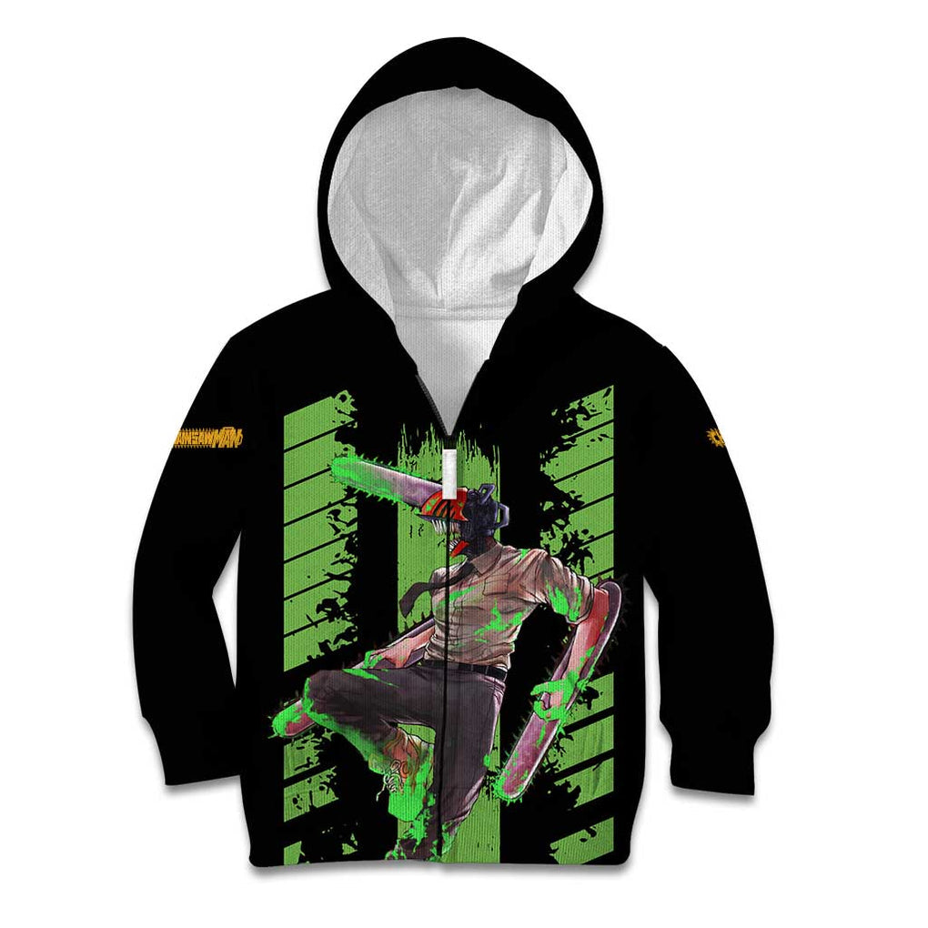 Denji Chainsaw Man Kid Hoodie Anime Cyper Art Style