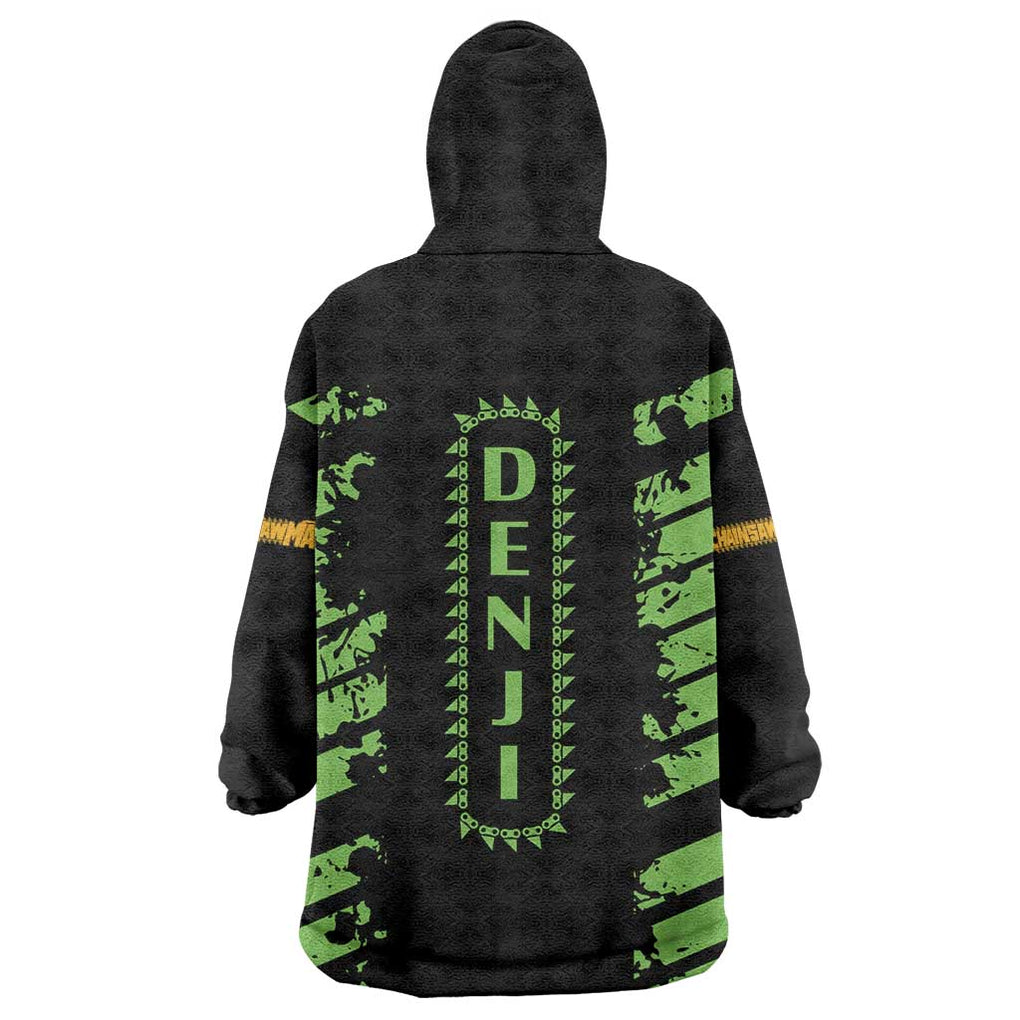 Denji Chainsaw Man Wearable Blanket Hoodie Anime Cyper Art Style