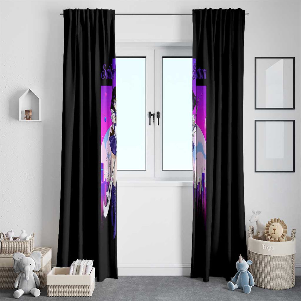 Saturn - Sailor Moon Window Curtain Anime Style