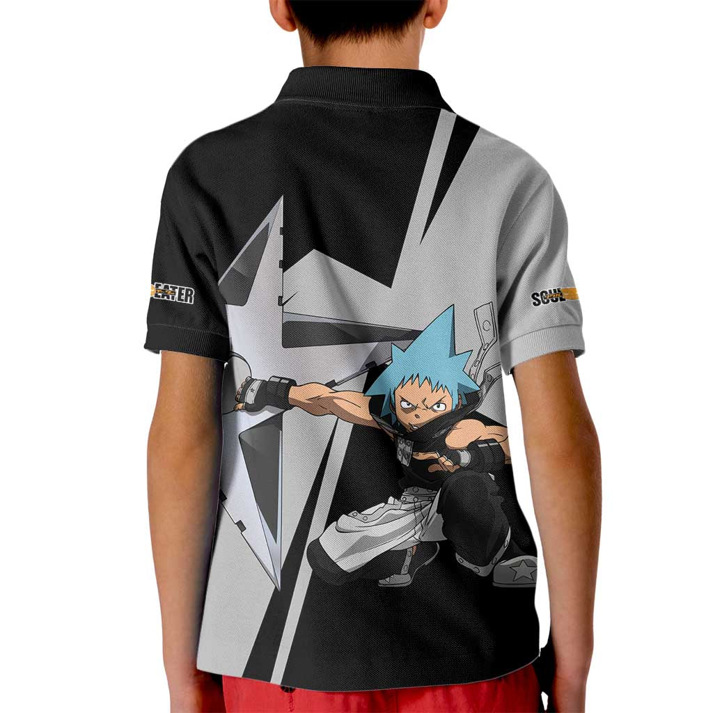 Black Star Soul Eater Kid Polo Shirt Anime Style TS04