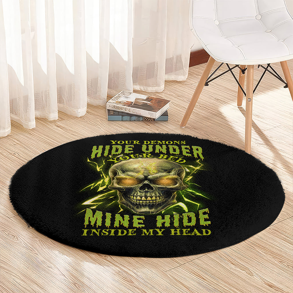 your-demons-hide-under-your-bed-round-carpet