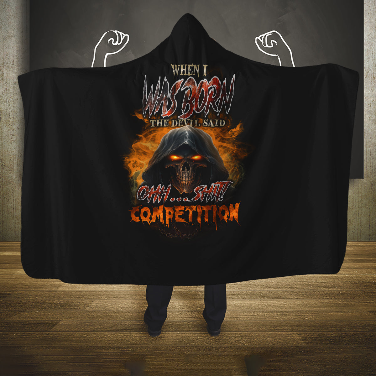 when-i-was-born-reaper-fire-hooded-blanket