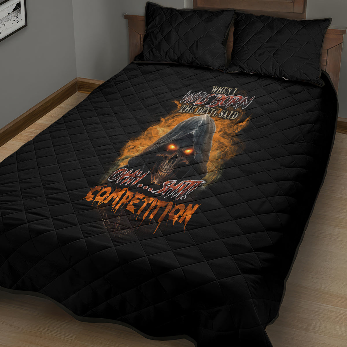 when-i-was-born-reaper-fire-quilt-bed-set