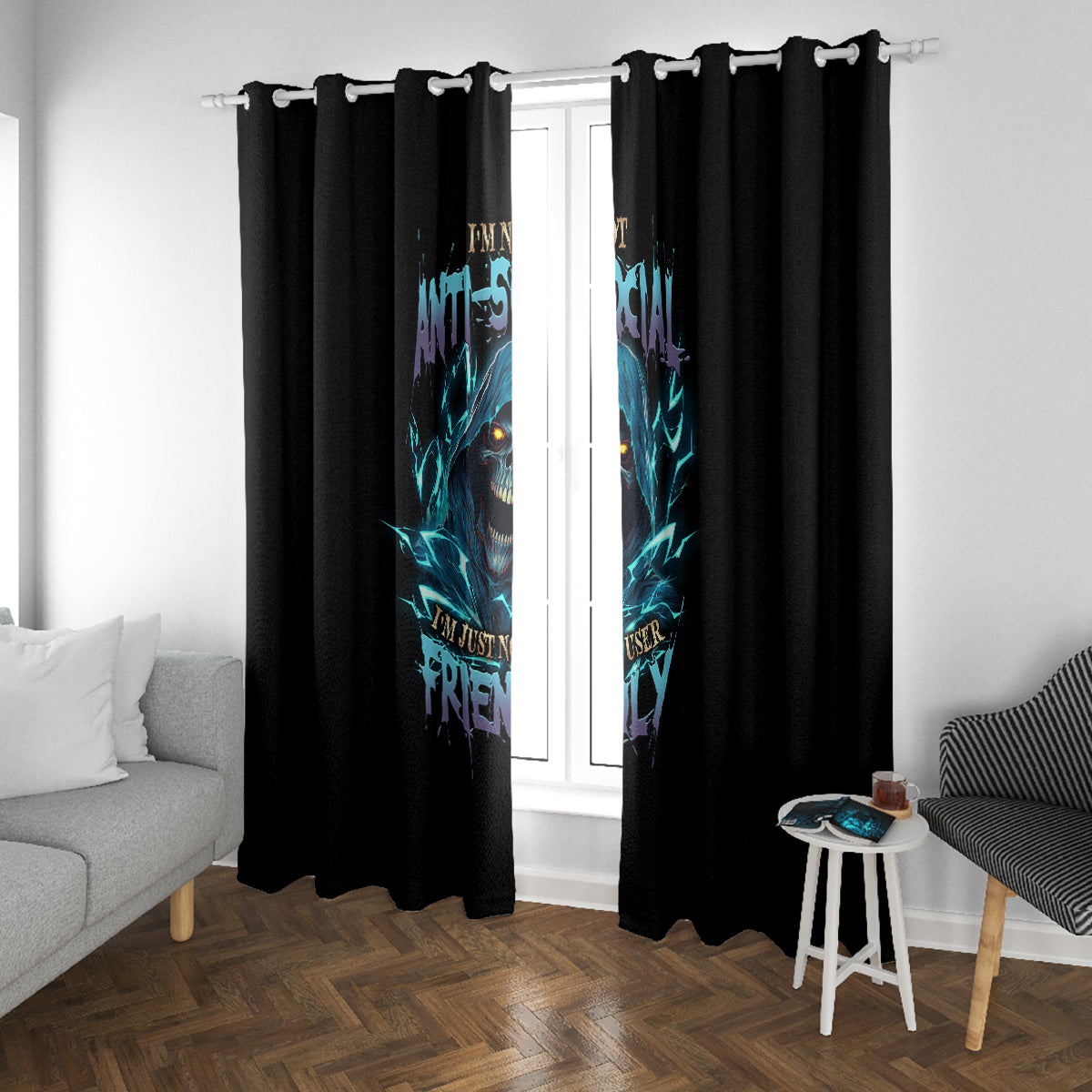 im-not-anti-social-mad-reaper-skull-window-curtain