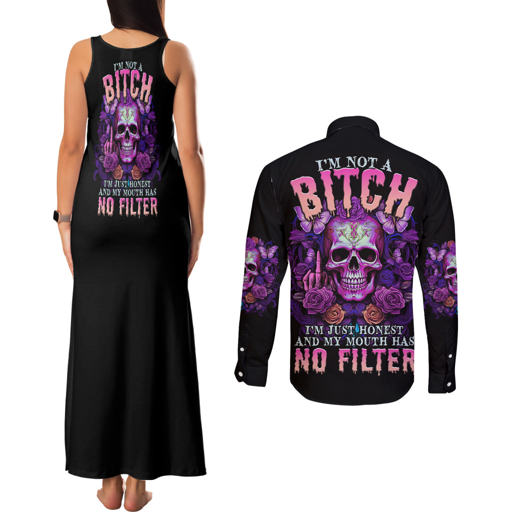 im-not-a-b-im-just-honest-skull-butterfly-couples-matching-tank-maxi-dress-and-long-sleeve-button-shirt