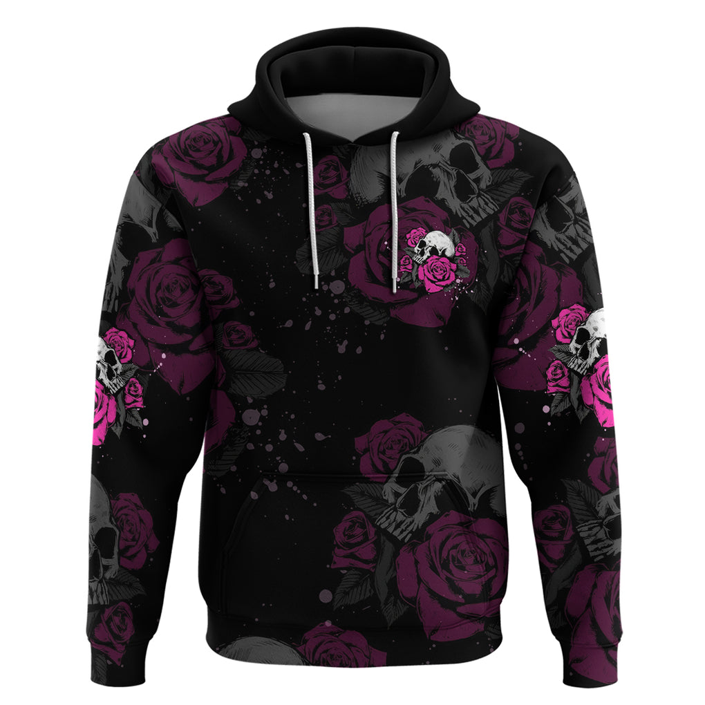 the-good-girl-in-me-got-tired-skull-rose-hoodie