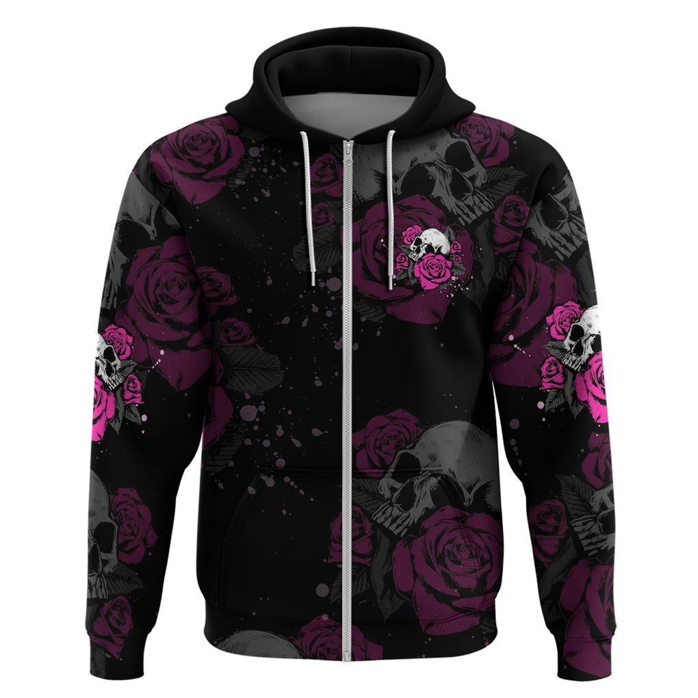 the-good-girl-in-me-got-tired-skull-rose-hoodie