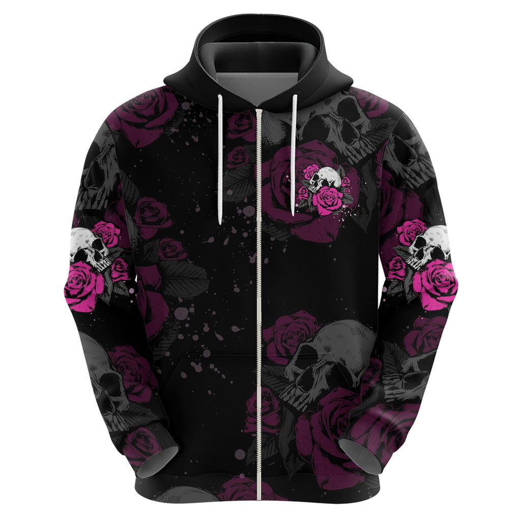 the-good-girl-in-me-got-tired-skull-rose-hoodie