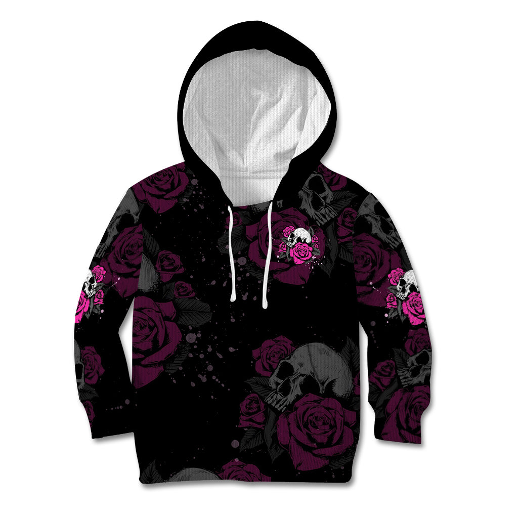 the-good-girl-in-me-got-tired-skull-rose-kid-hoodie
