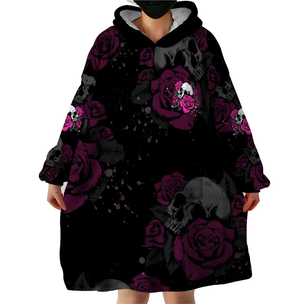 the-good-girl-in-me-got-tired-skull-rose-wearable-blanket-hoodie