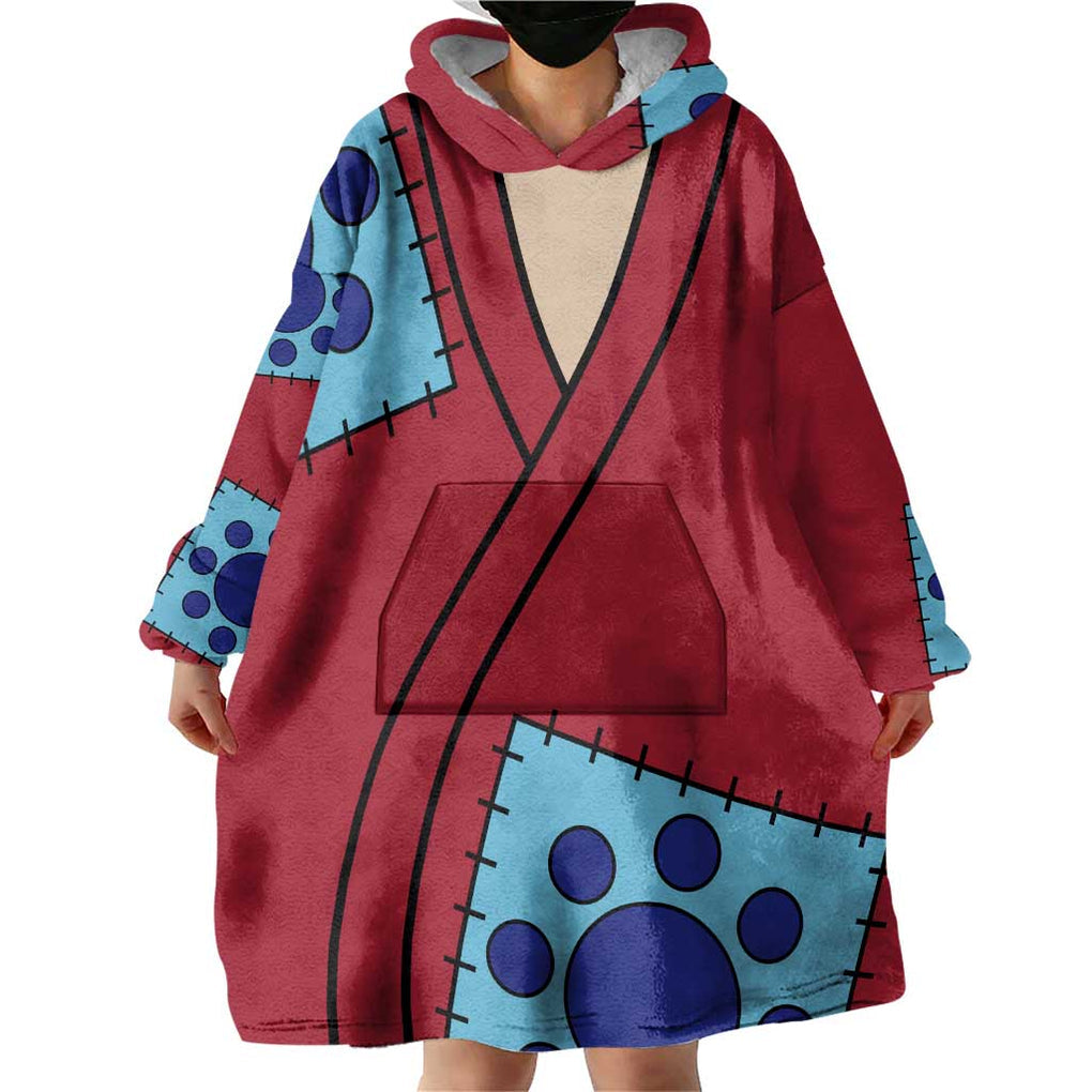 Luffy Wano - One Piece Wearable Blanket Hoodie Anime Style