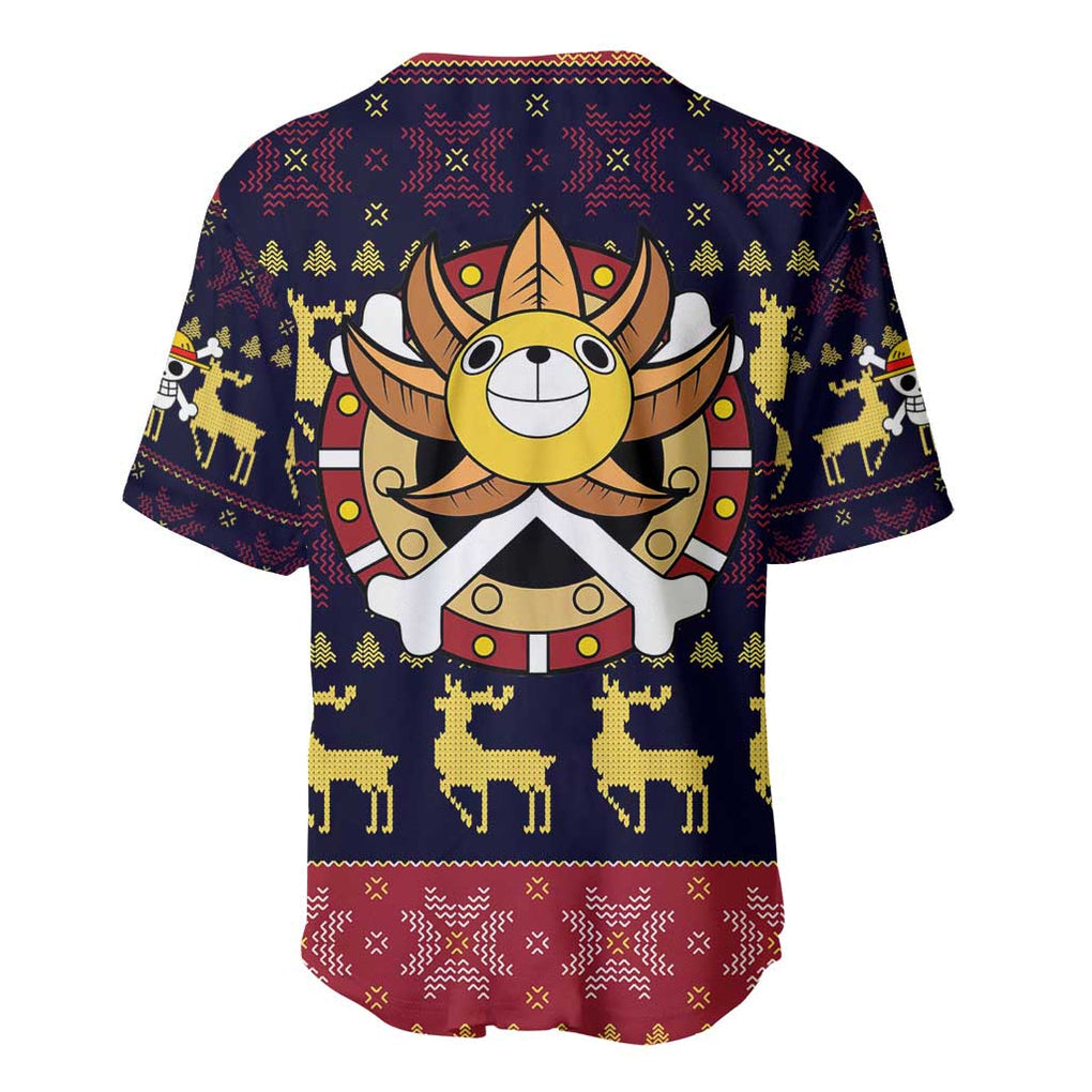 Monbkey D, Luffy - Straw Hat - One Piece Baseball Jersey Anime Mix Christmas Style