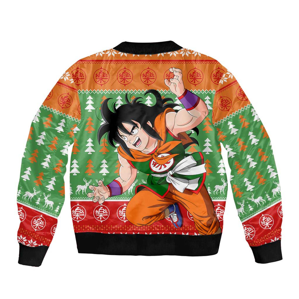 Yamcha - Dragon Ball Bomber Jacket Anime Mix Christmas Style