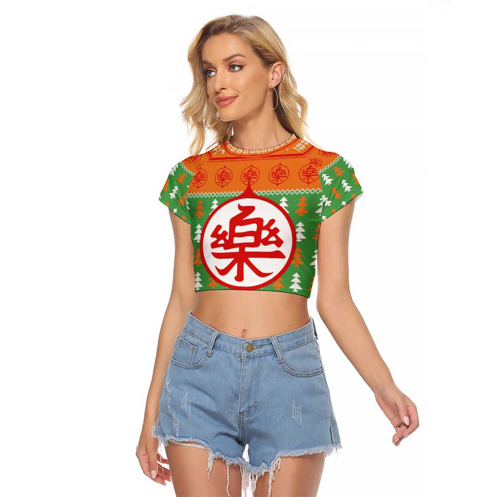 Yamcha - Dragon Ball Raglan Cropped T Shirt Anime Mix Christmas Style