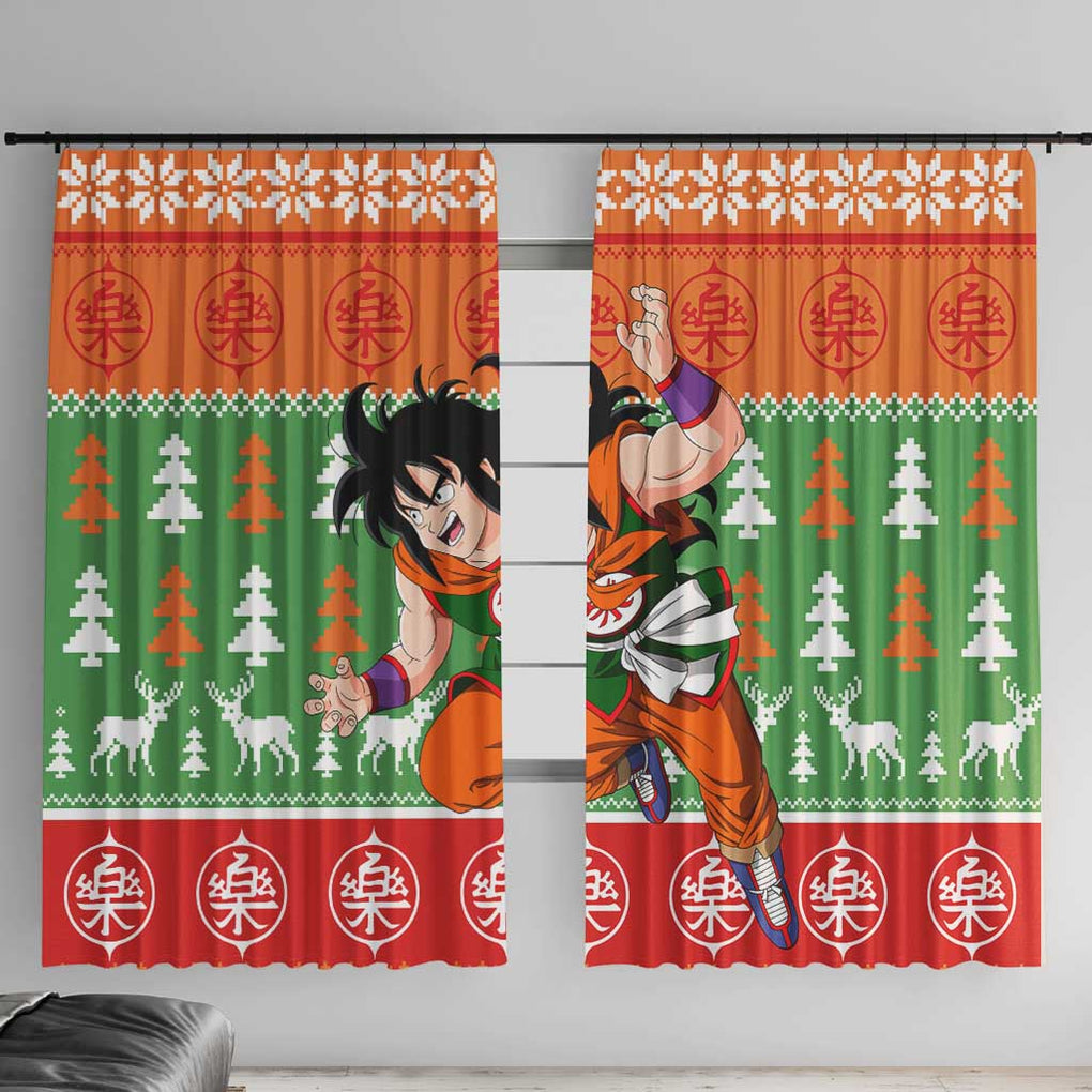 Yamcha - Dragon Ball Window Curtain Anime Mix Christmas Style