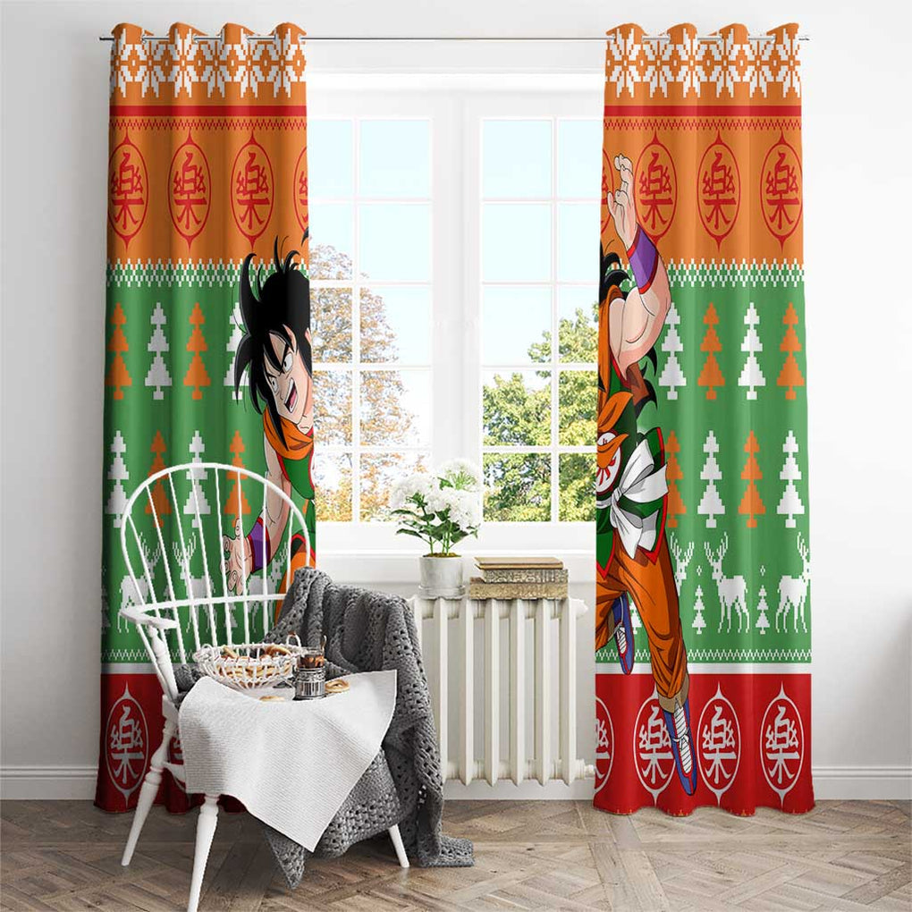 Yamcha - Dragon Ball Window Curtain Anime Mix Christmas Style