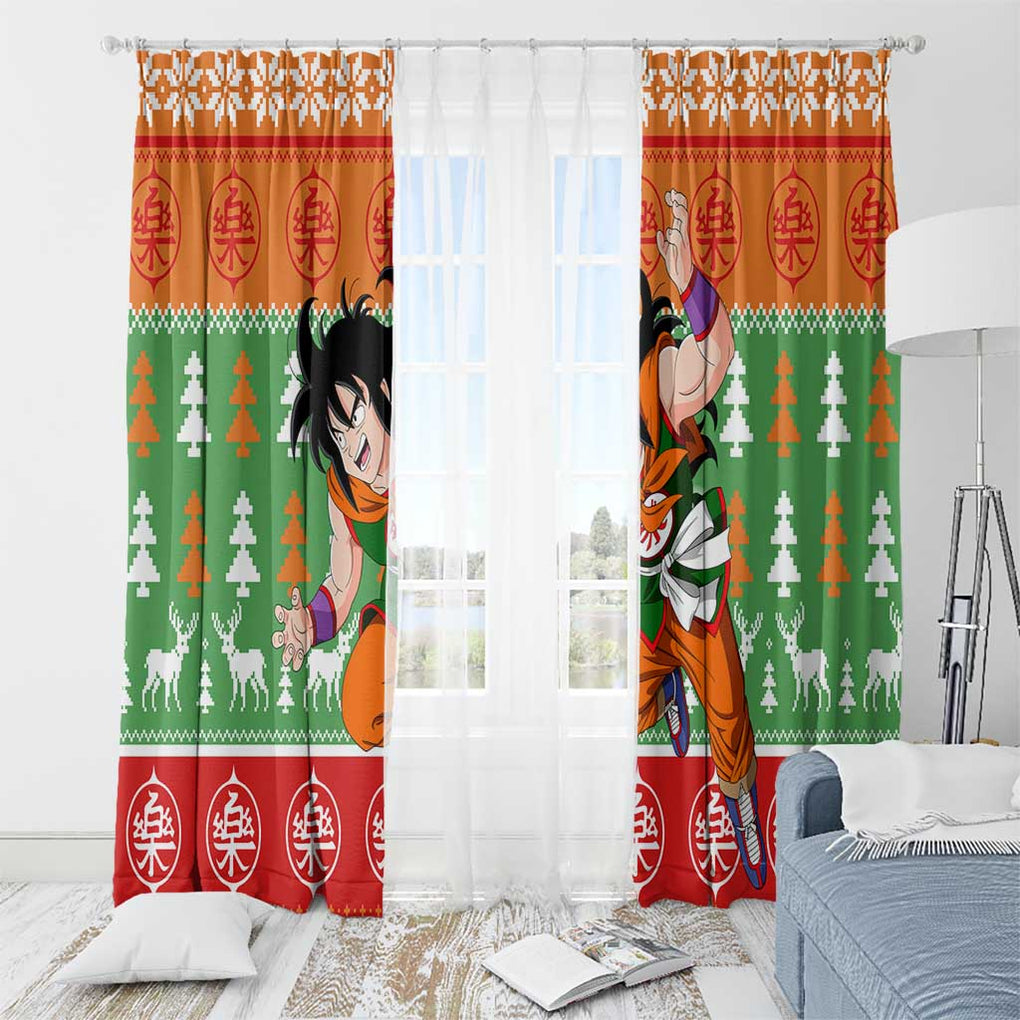 Yamcha - Dragon Ball Window Curtain Anime Mix Christmas Style
