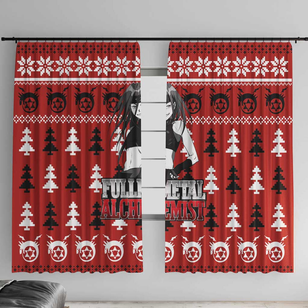 Envy - Fullmetal Alchemist Window Curtain Anime Mix Christmas Style