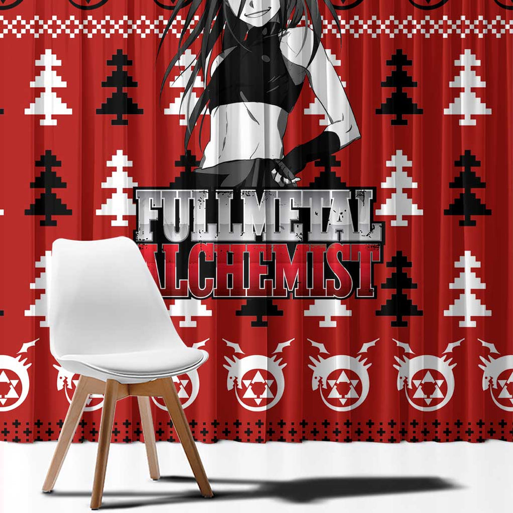Envy - Fullmetal Alchemist Window Curtain Anime Mix Christmas Style
