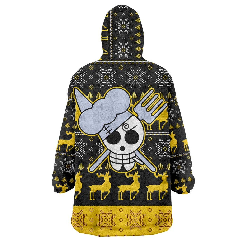 Sanji - One Piece Wearable Blanket Hoodie Anime Mix Christmas Style