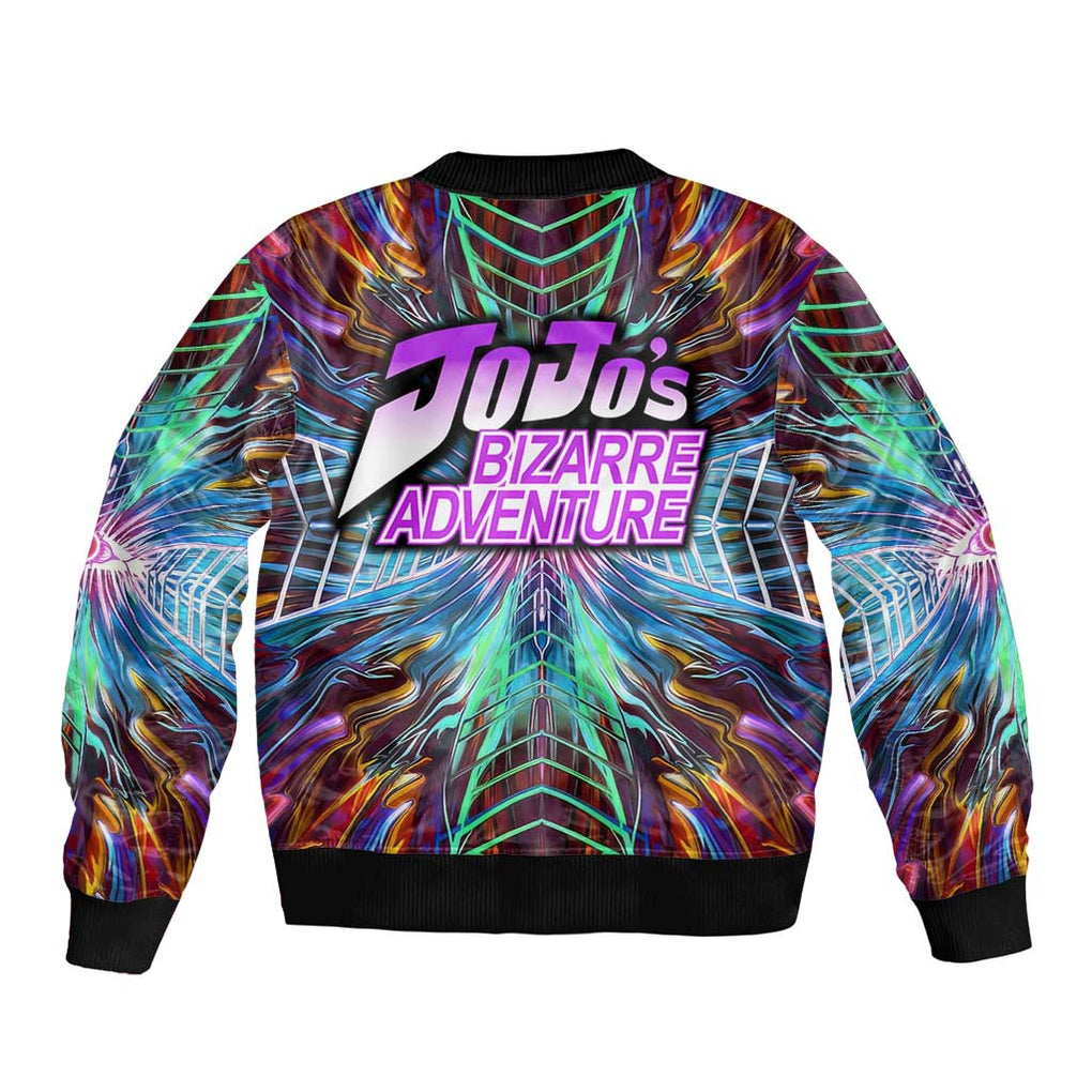 Trippy Dio Brando JoJo’s Bizarre Adventure Bomber Jacket Anime Style