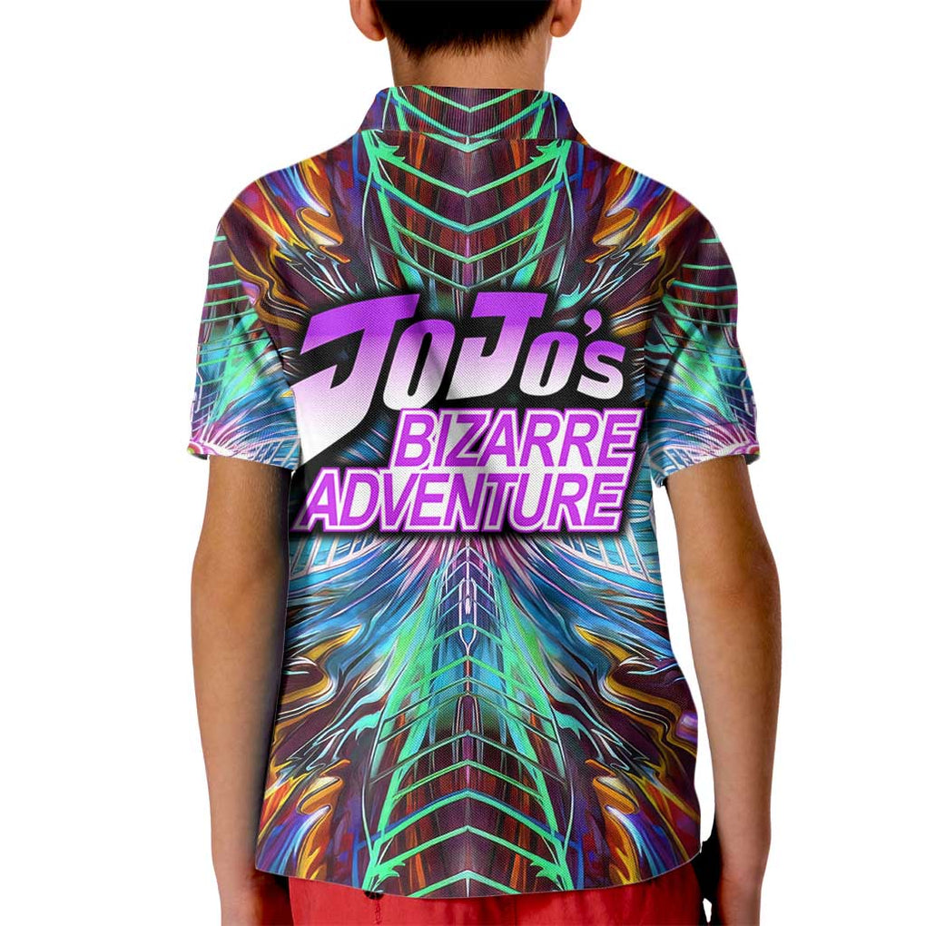 Trippy Dio Brando JoJo’s Bizarre Adventure Kid Polo Shirt Anime Style