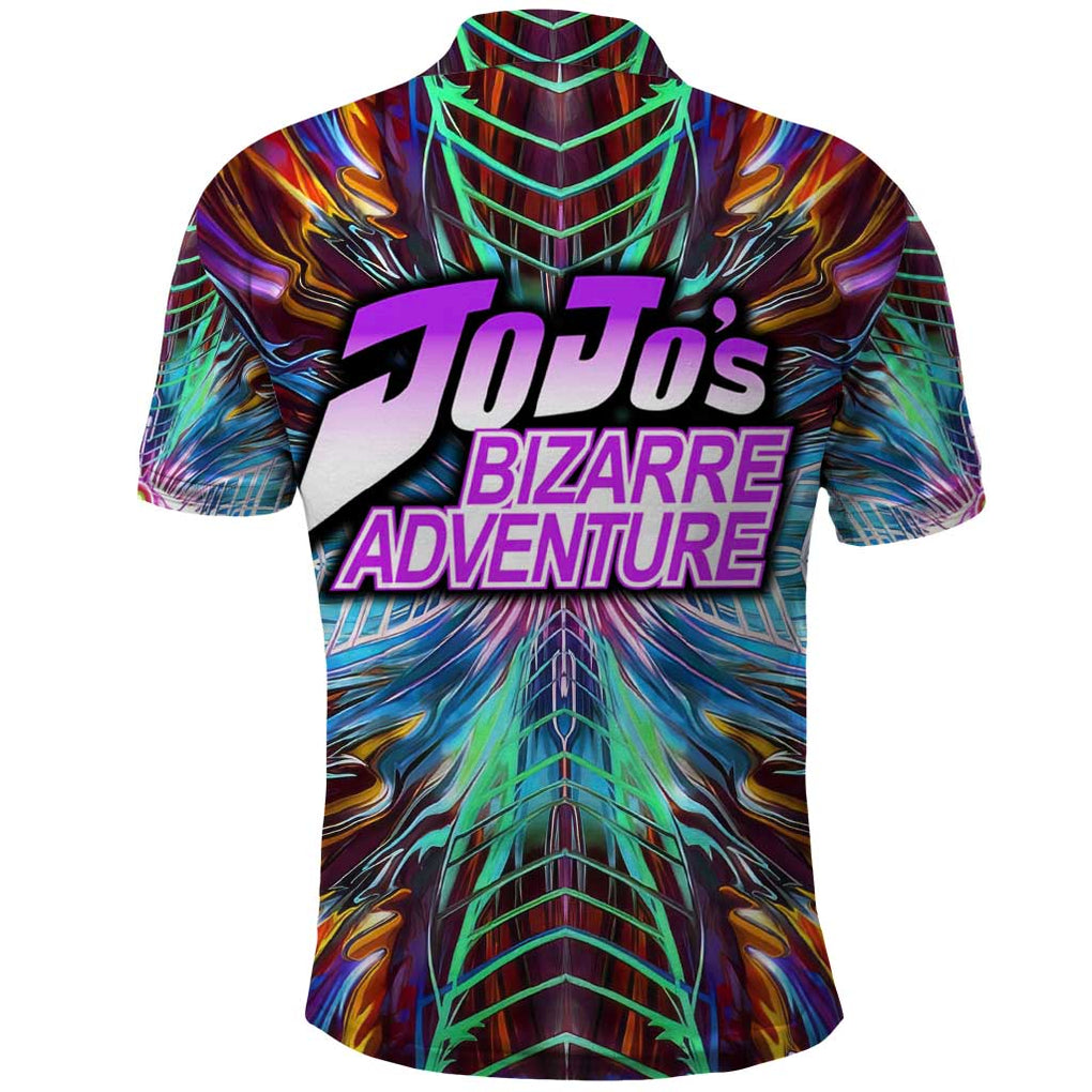 Trippy Dio Brando JoJo’s Bizarre Adventure Polo Shirt Anime Style