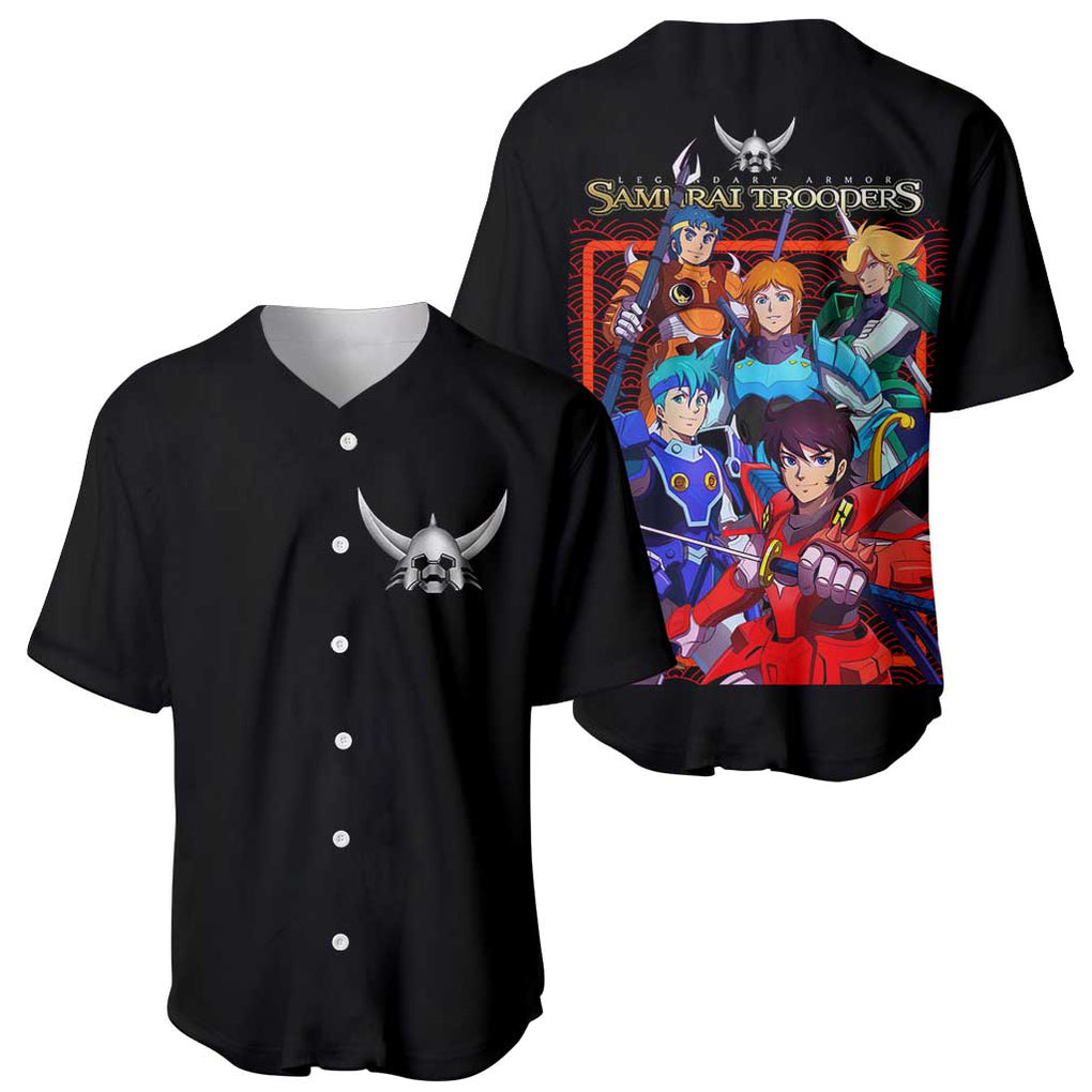 Ronin Warriors Baseball Jersey Japan Anime Style