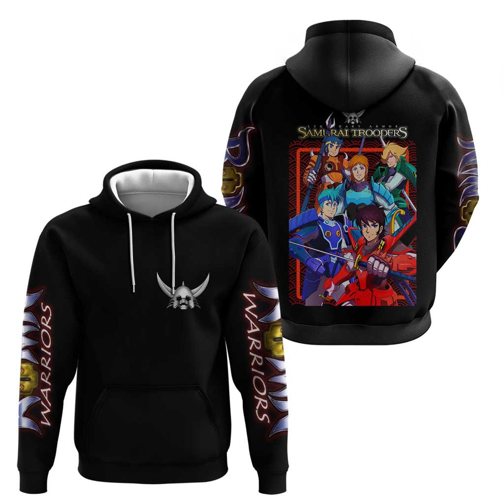 Ronin Warriors Hoodie Japan Anime Style