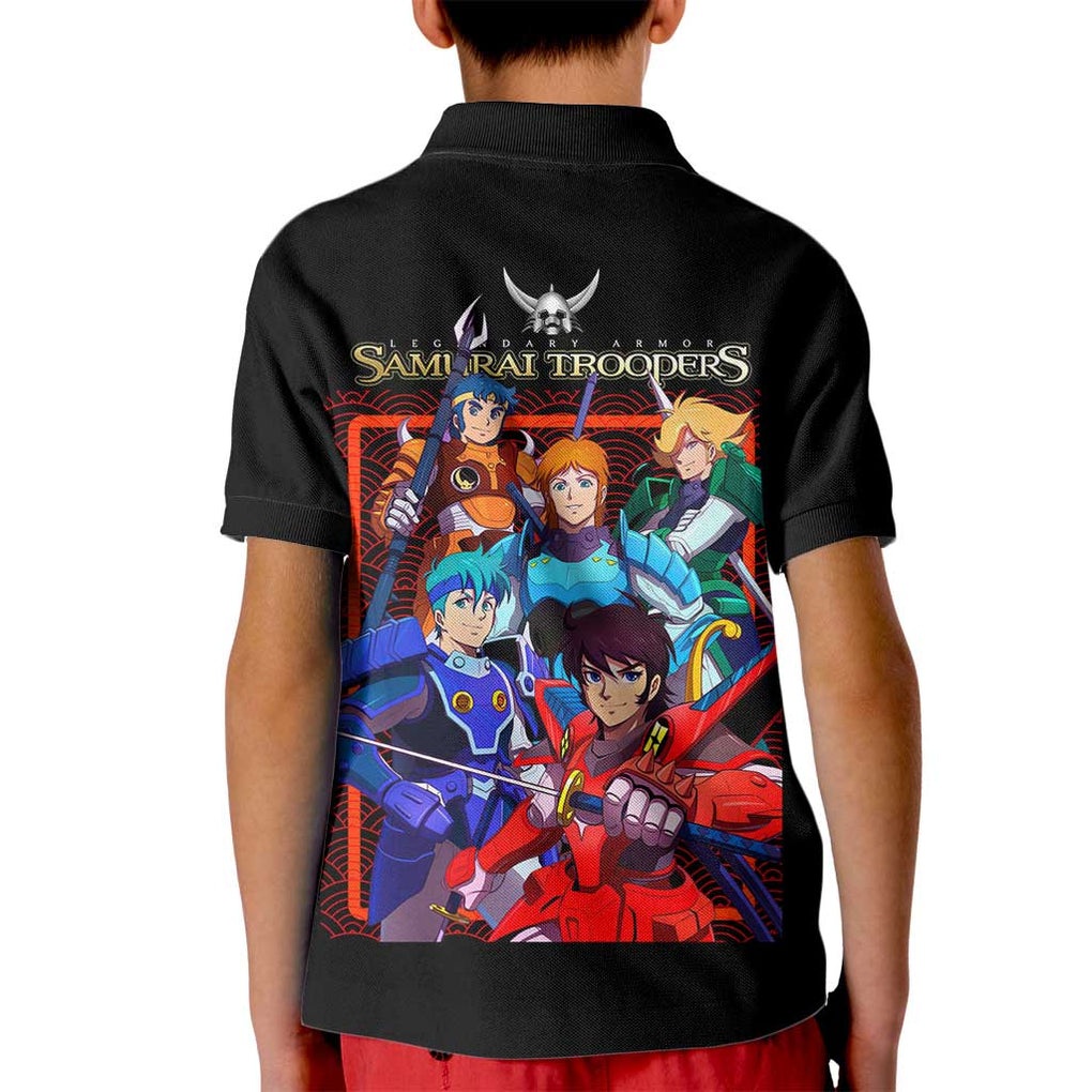 Ronin Warriors Kid Polo Shirt Japan Anime Style