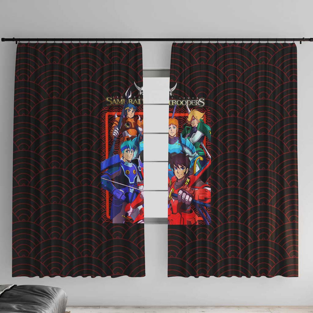 Ronin Warriors Window Curtain Japan Anime Style