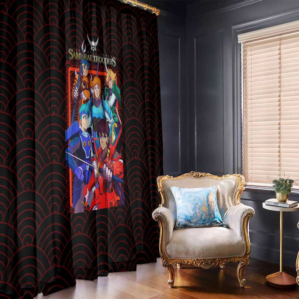 Ronin Warriors Window Curtain Japan Anime Style