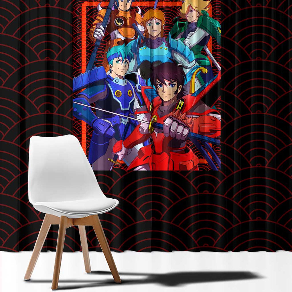 Ronin Warriors Window Curtain Japan Anime Style