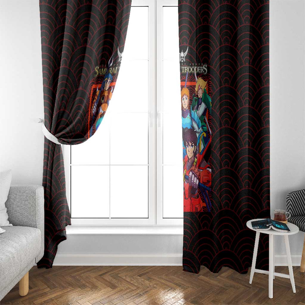 Ronin Warriors Window Curtain Japan Anime Style
