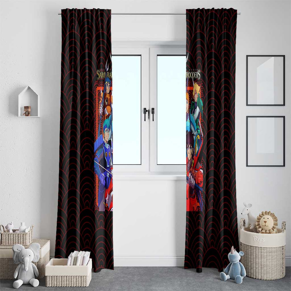 Ronin Warriors Window Curtain Japan Anime Style