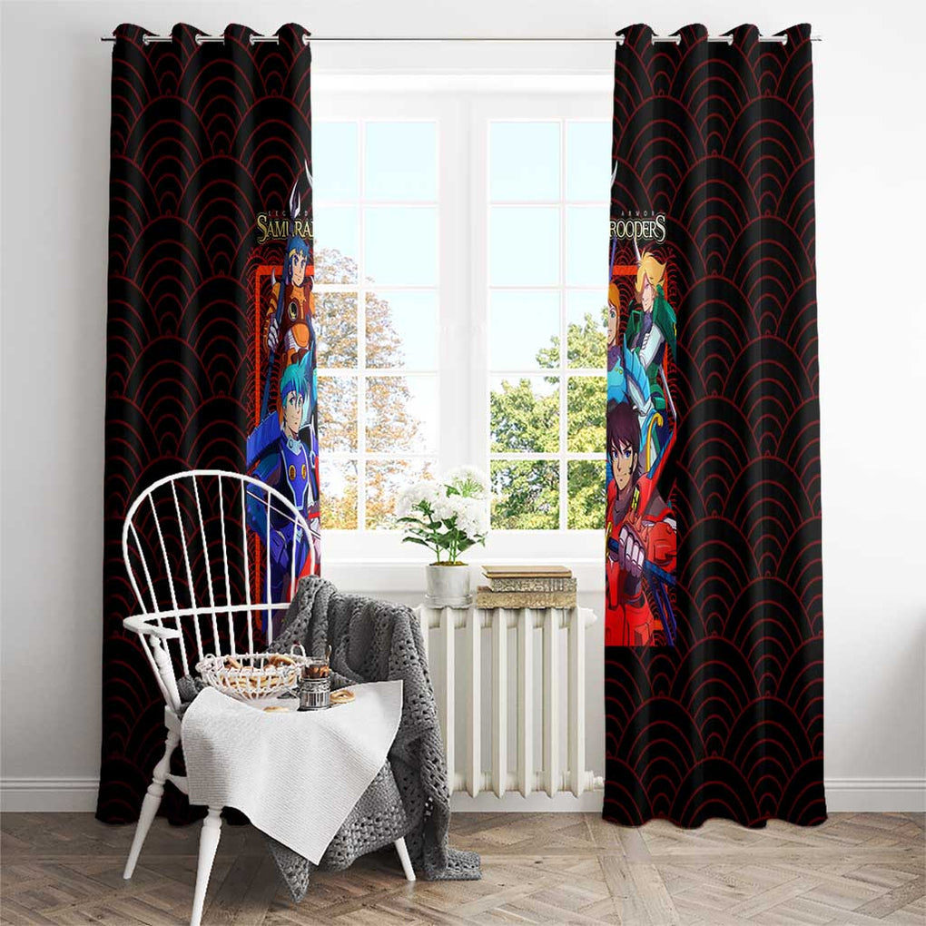 Ronin Warriors Window Curtain Japan Anime Style