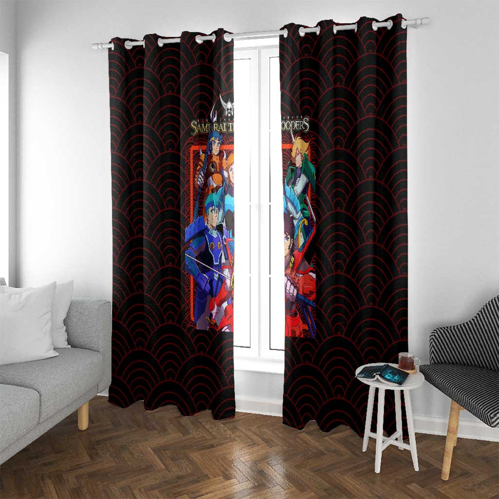 Ronin Warriors Window Curtain Japan Anime Style