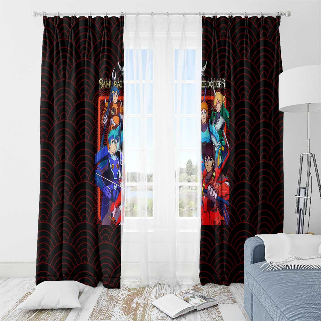 Ronin Warriors Window Curtain Japan Anime Style