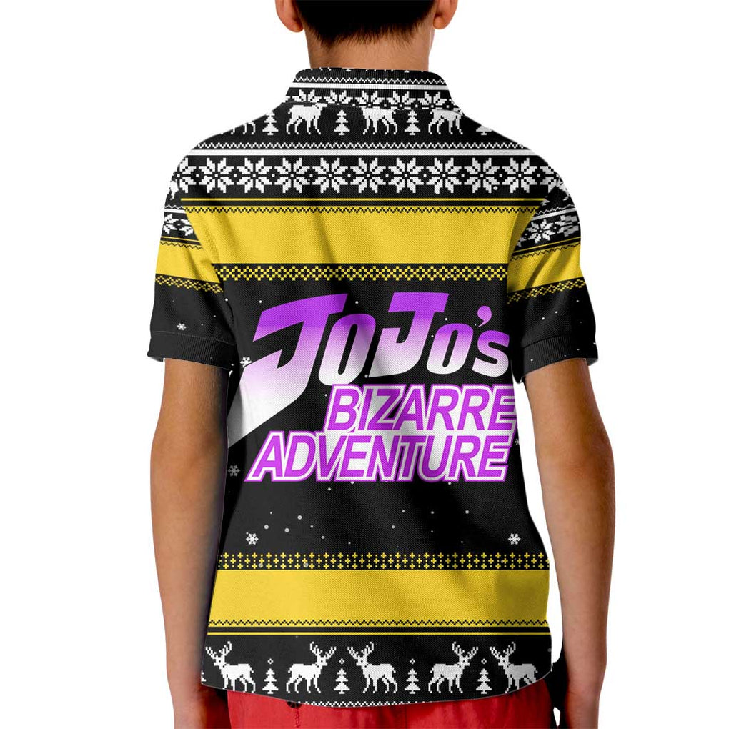 Dio Brando - JoJo’s Bizarre Adventure Kid Polo Shirt Anime Mix Christmas Style