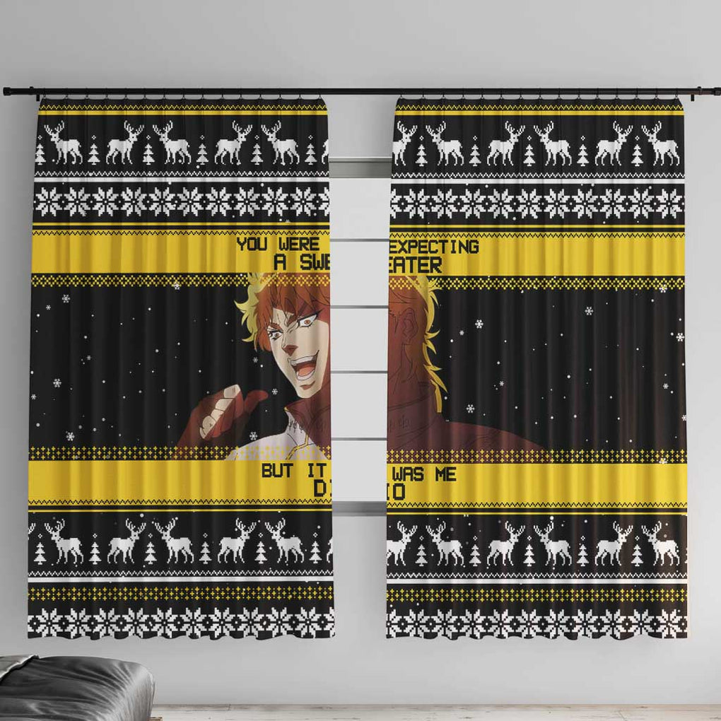 Dio Brando - JoJo’s Bizarre Adventure Window Curtain Anime Mix Christmas Style