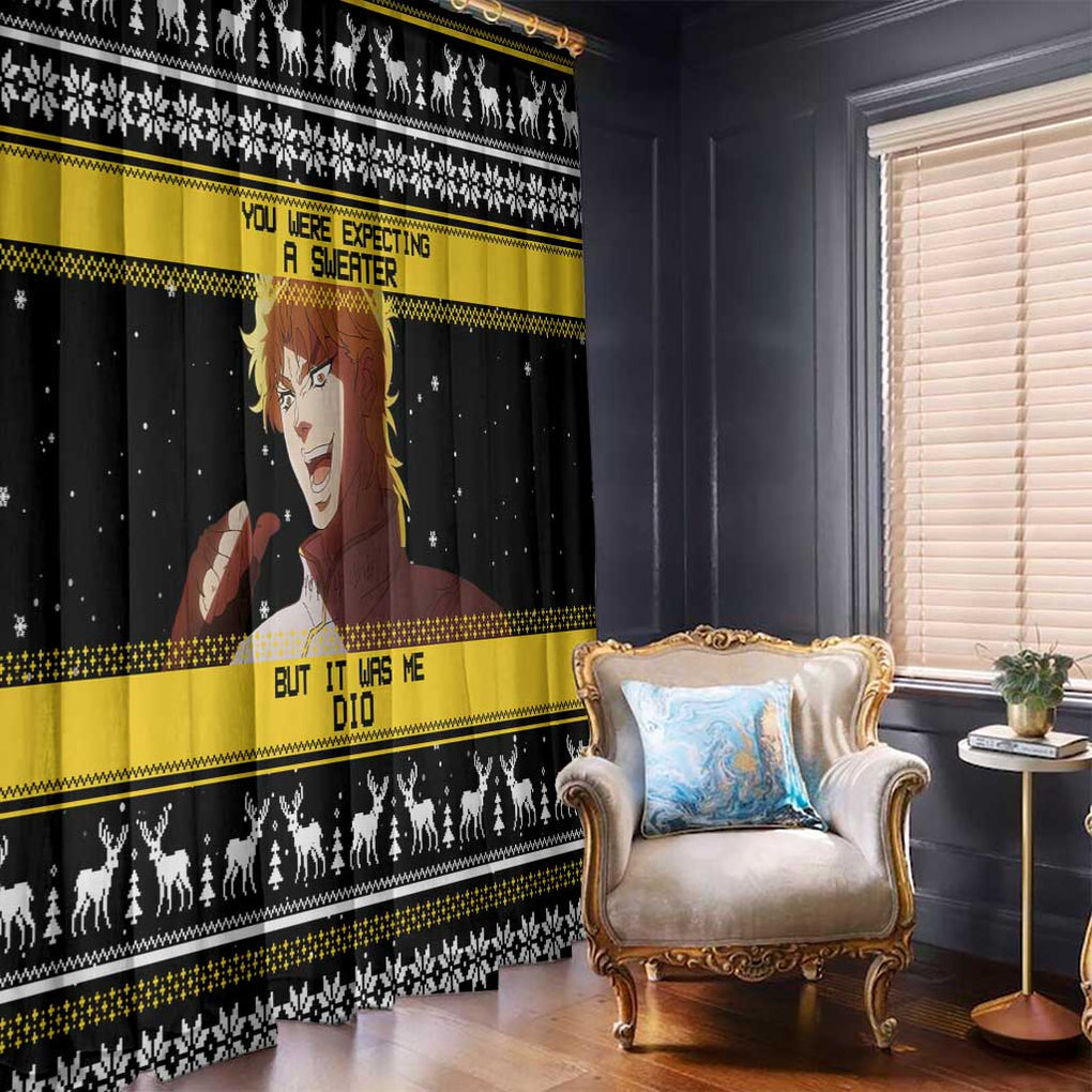 Dio Brando - JoJo’s Bizarre Adventure Window Curtain Anime Mix Christmas Style