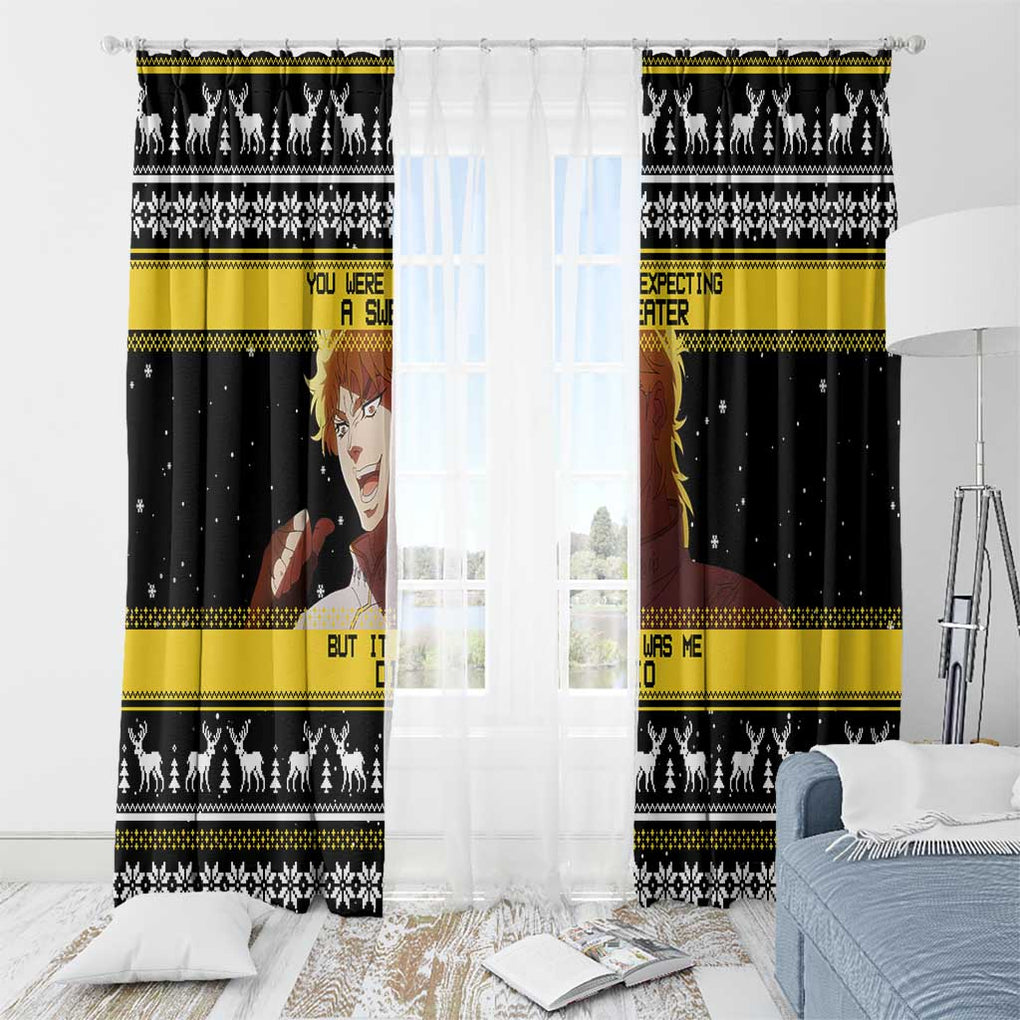 Dio Brando - JoJo’s Bizarre Adventure Window Curtain Anime Mix Christmas Style