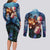 Trippy Genos One Punch Man Couples Matching Long Sleeve Bodycon Dress and Long Sleeve Button Shirt Trippy Mix Anime Style