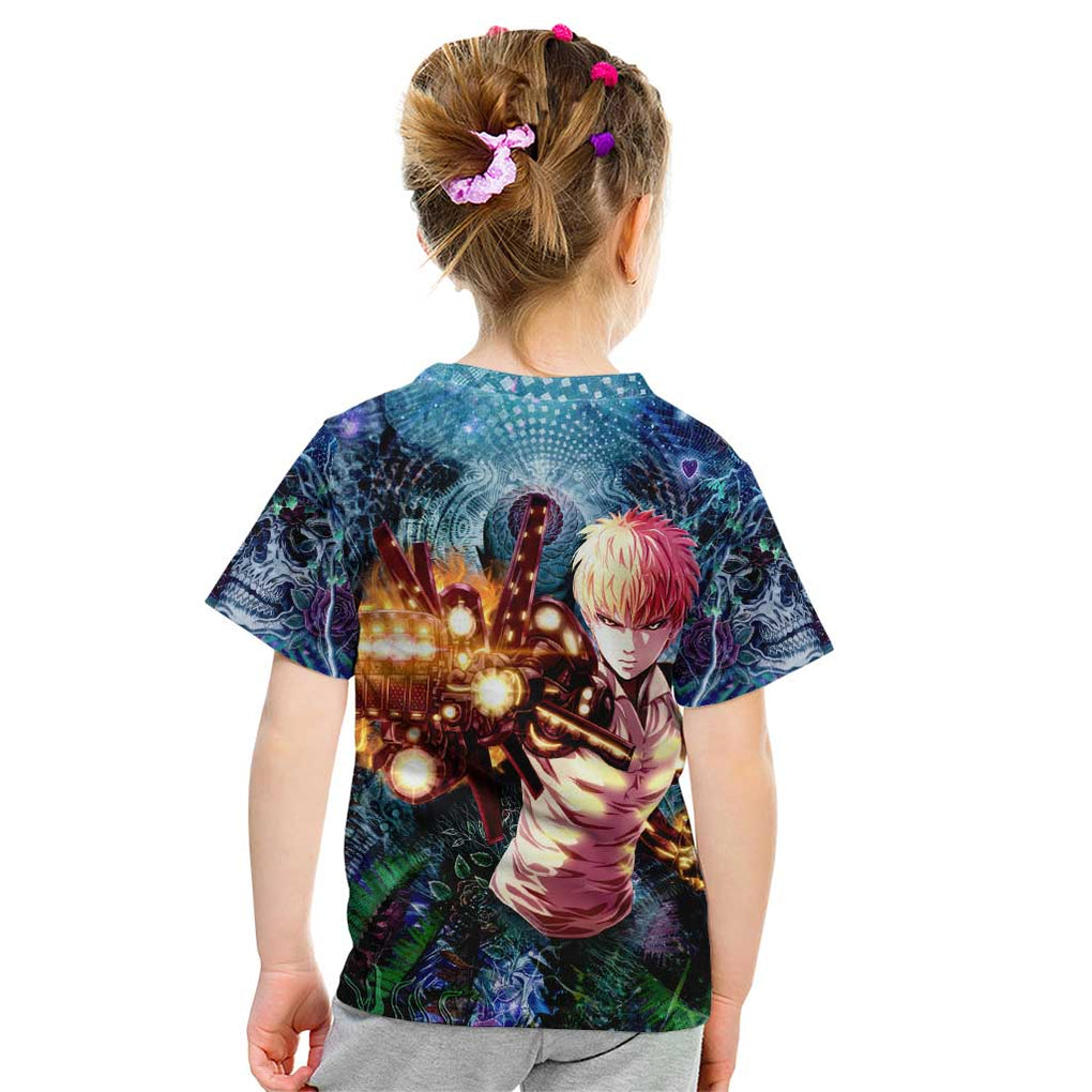 Trippy Genos One Punch Man Kid T Shirt Trippy Mix Anime Style